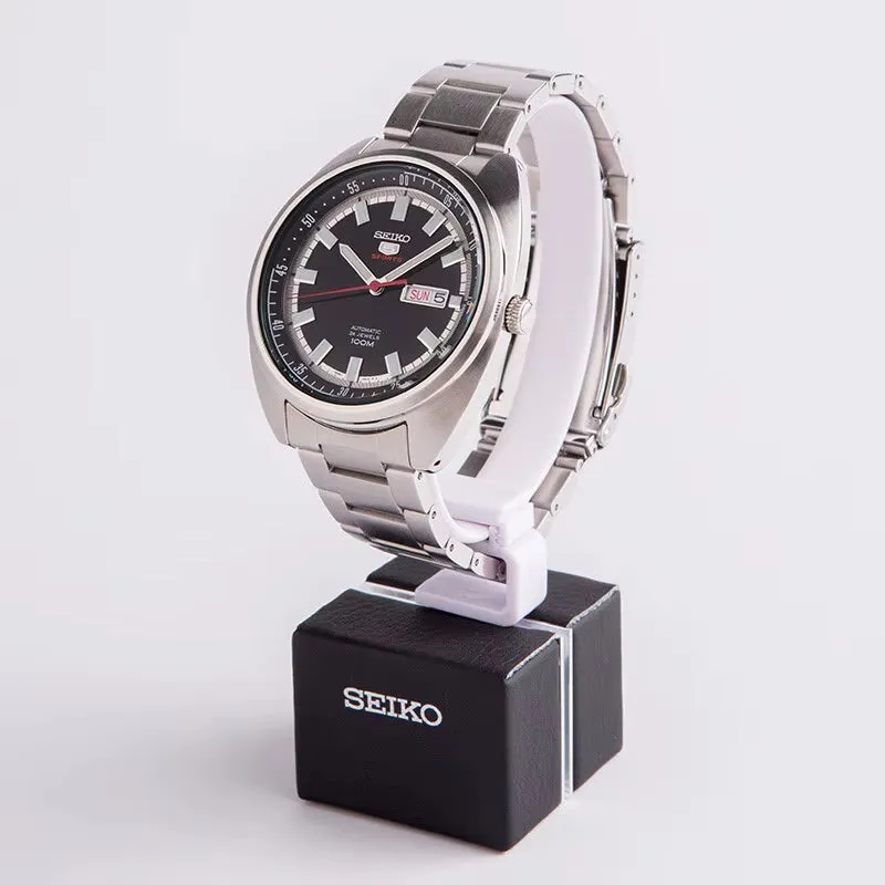 New  5 Original Automatic Mechanical Sports Watch for Men 10Bar Waterproof Luminous Brand Watches Stainless Steel Band