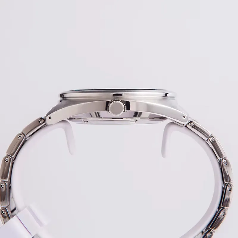 New  5 Original Automatic Mechanical Sports Watch for Men 10Bar Waterproof Luminous Brand Watches Stainless Steel Band