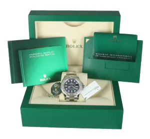 NEW FEB 2021 Rolex Yacht-Master 40mm Blue 126622 Stainless Platinum Oyster Watch