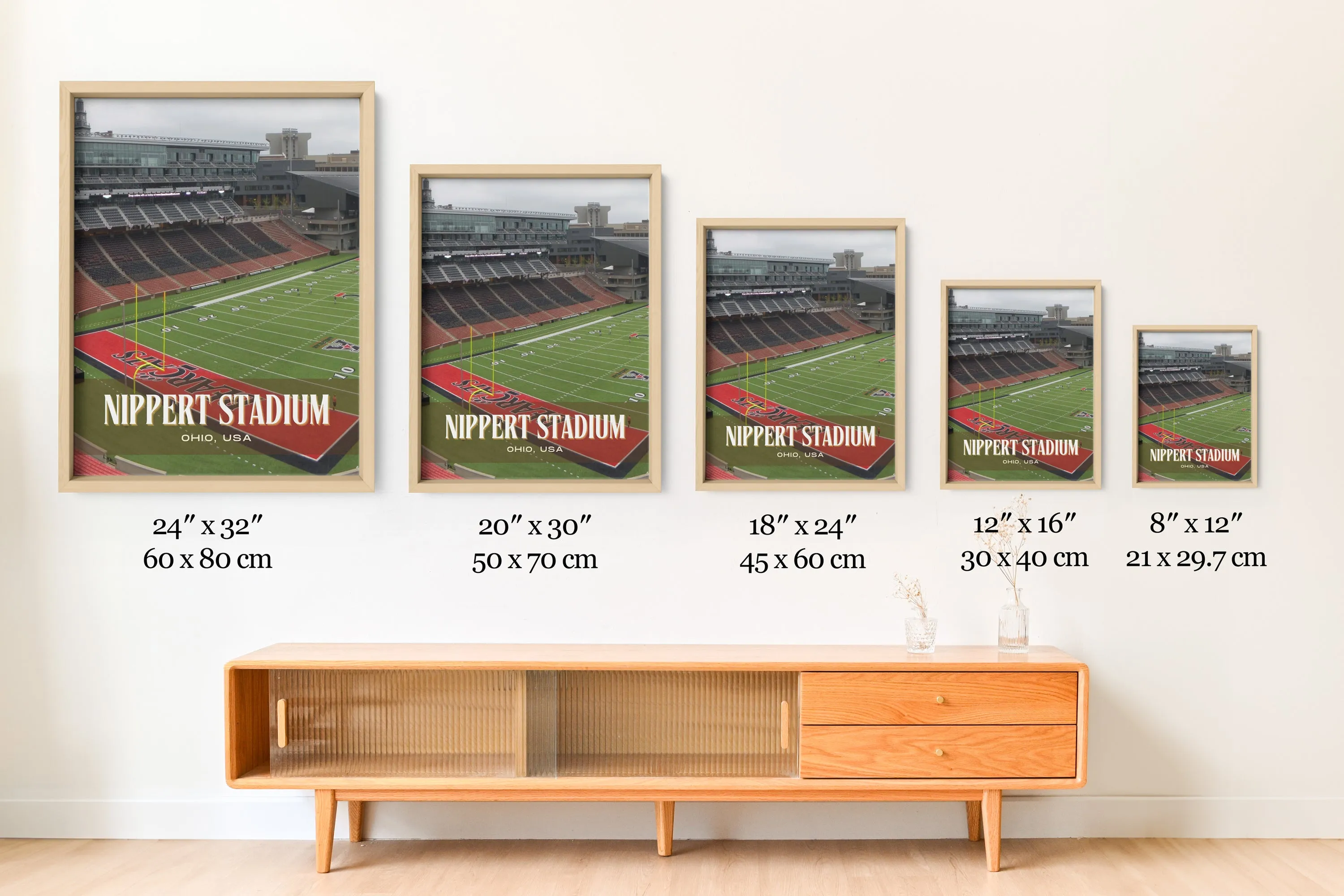 Nippert Stadium Football Wall Art