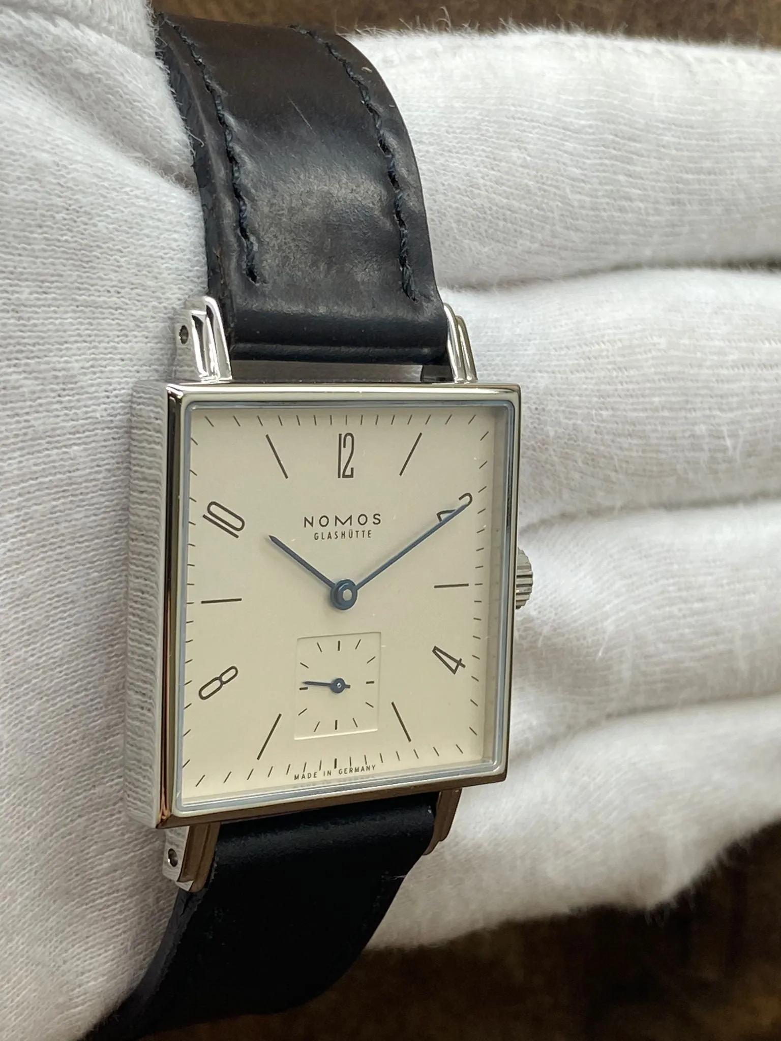 Nomos Tetra 406 White Dial Hand Wind Watch
