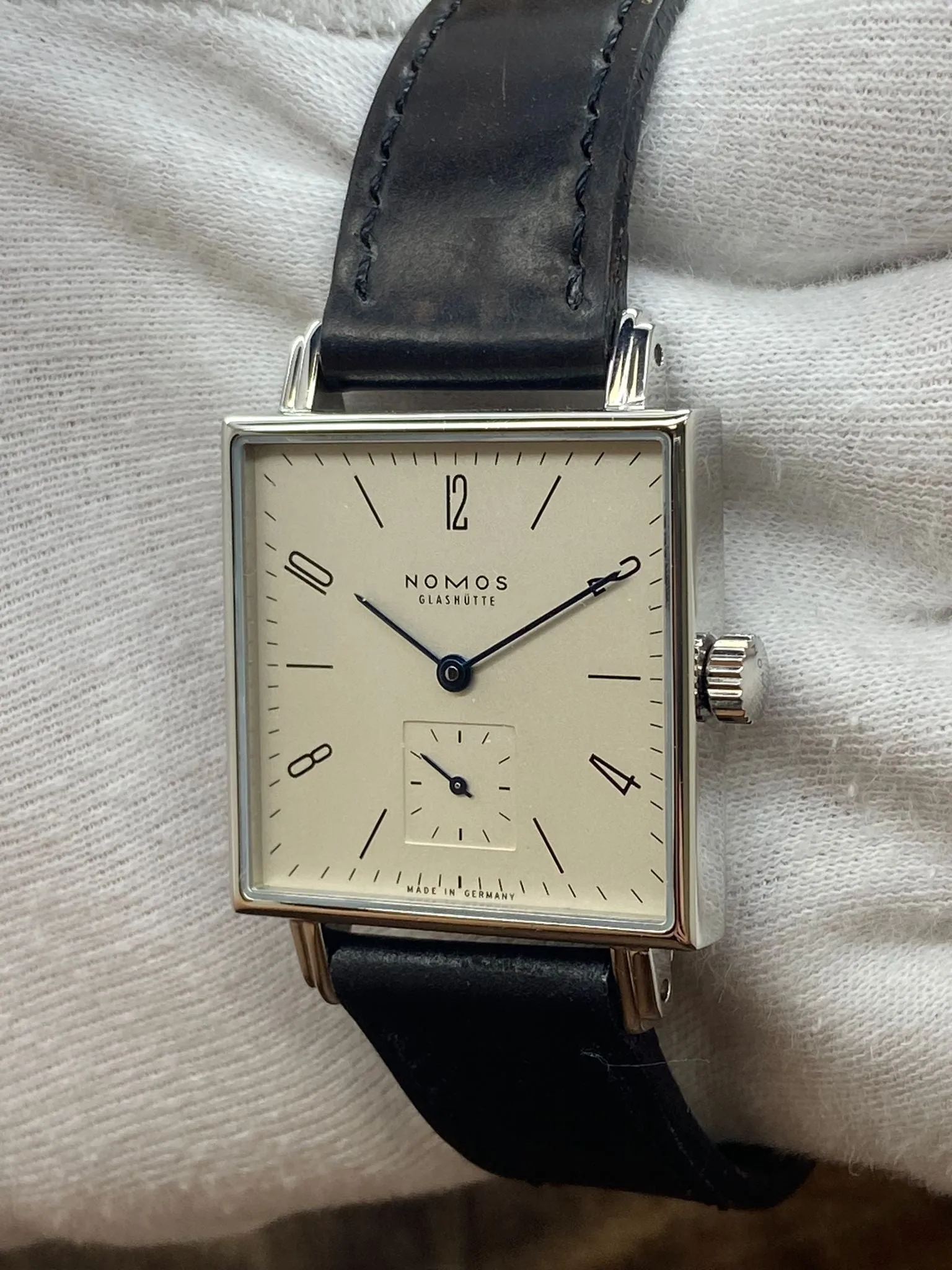 Nomos Tetra 406 White Dial Hand Wind Watch