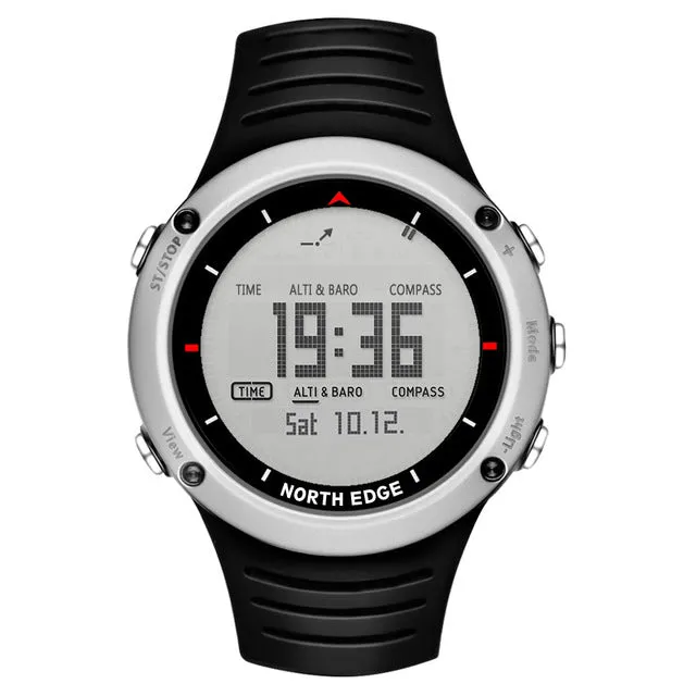 NORTH EDGE Men's Digital Sports Triathilon Watch
