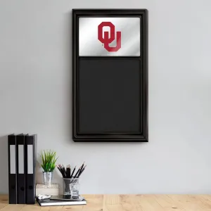 Oklahoma Sooners: Mirrored Chalk Note Board