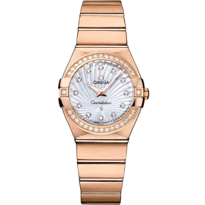 Omega Constellation 27 mm, red gold on red gold
