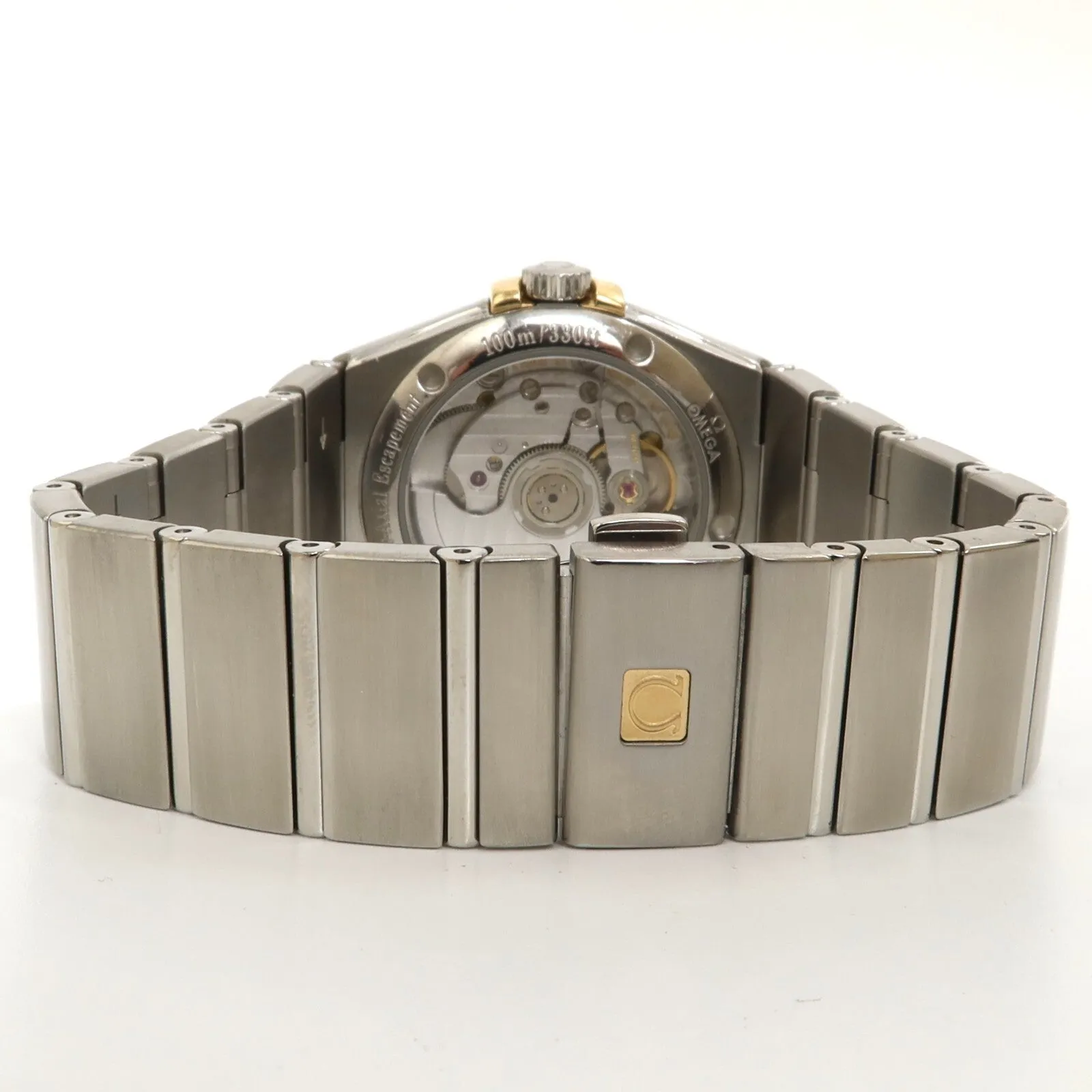 Omega Constellation Co-Axial Silver 18kt Yellow Gold & Steel 123.20.35.20.004