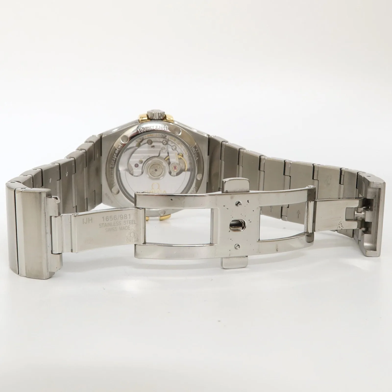 Omega Constellation Co-Axial Silver 18kt Yellow Gold & Steel 123.20.35.20.004