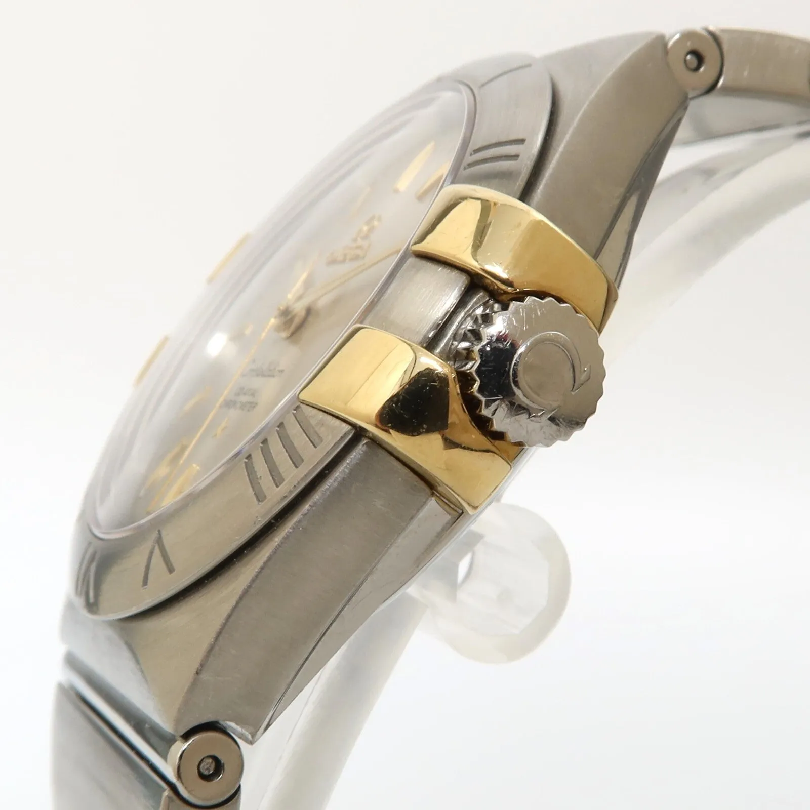 Omega Constellation Co-Axial Silver 18kt Yellow Gold & Steel 123.20.35.20.004