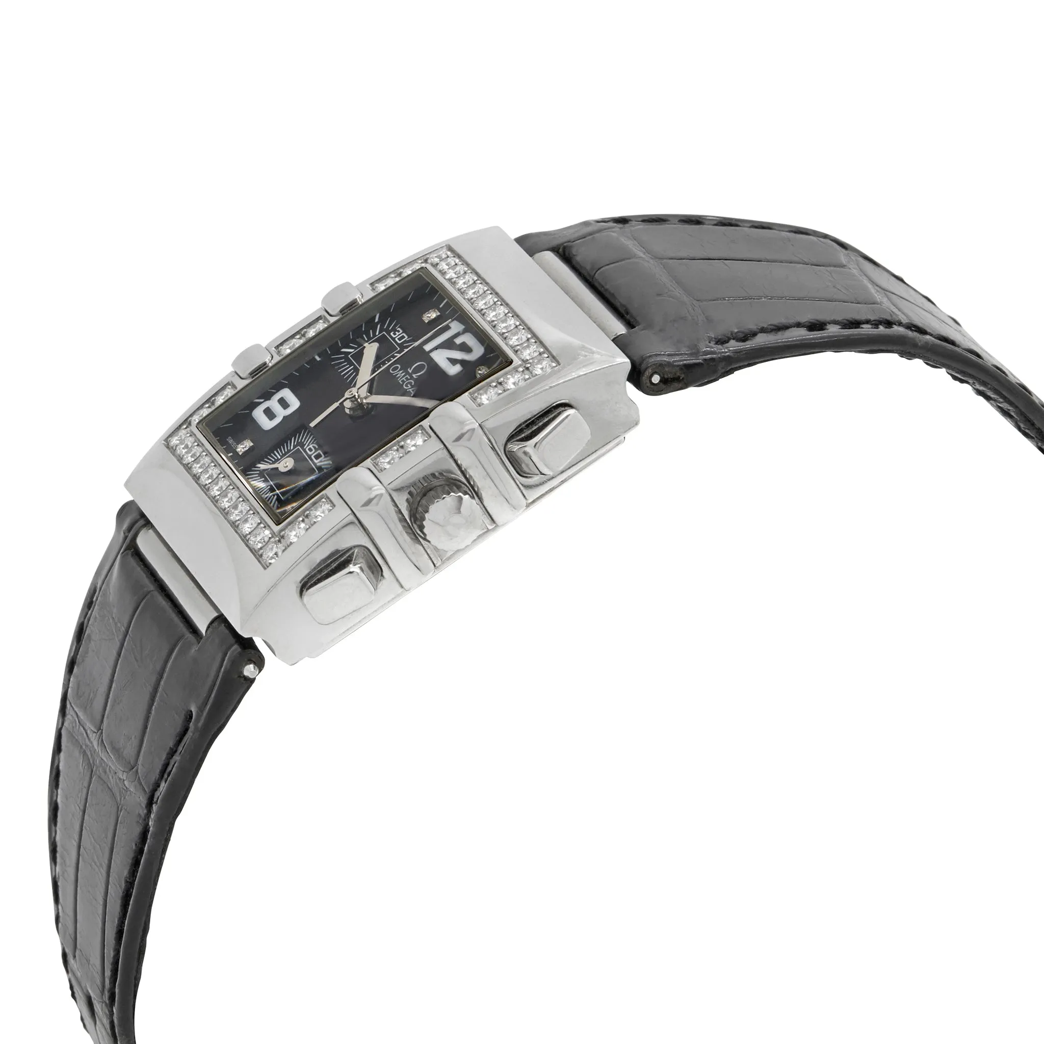 Omega Constellation Quadra 1847.55.11 Black Dial Quartz Women's Watch