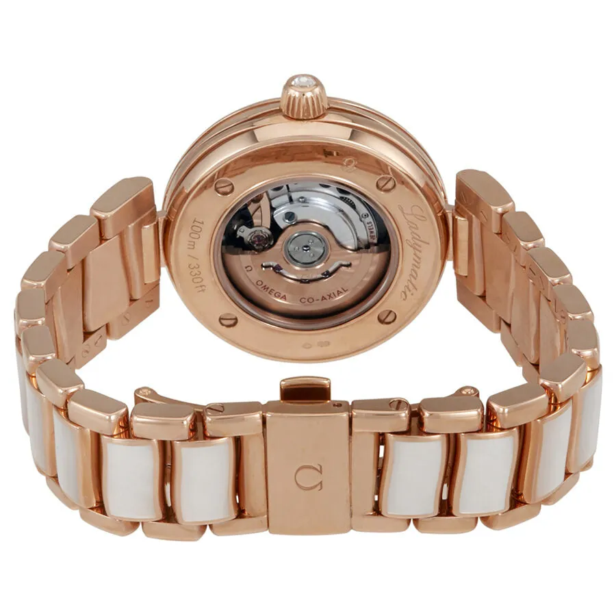Omega De Ville Ladymatic 18kt Rose Gold Diamond Watch 425.65.34.20.55.007