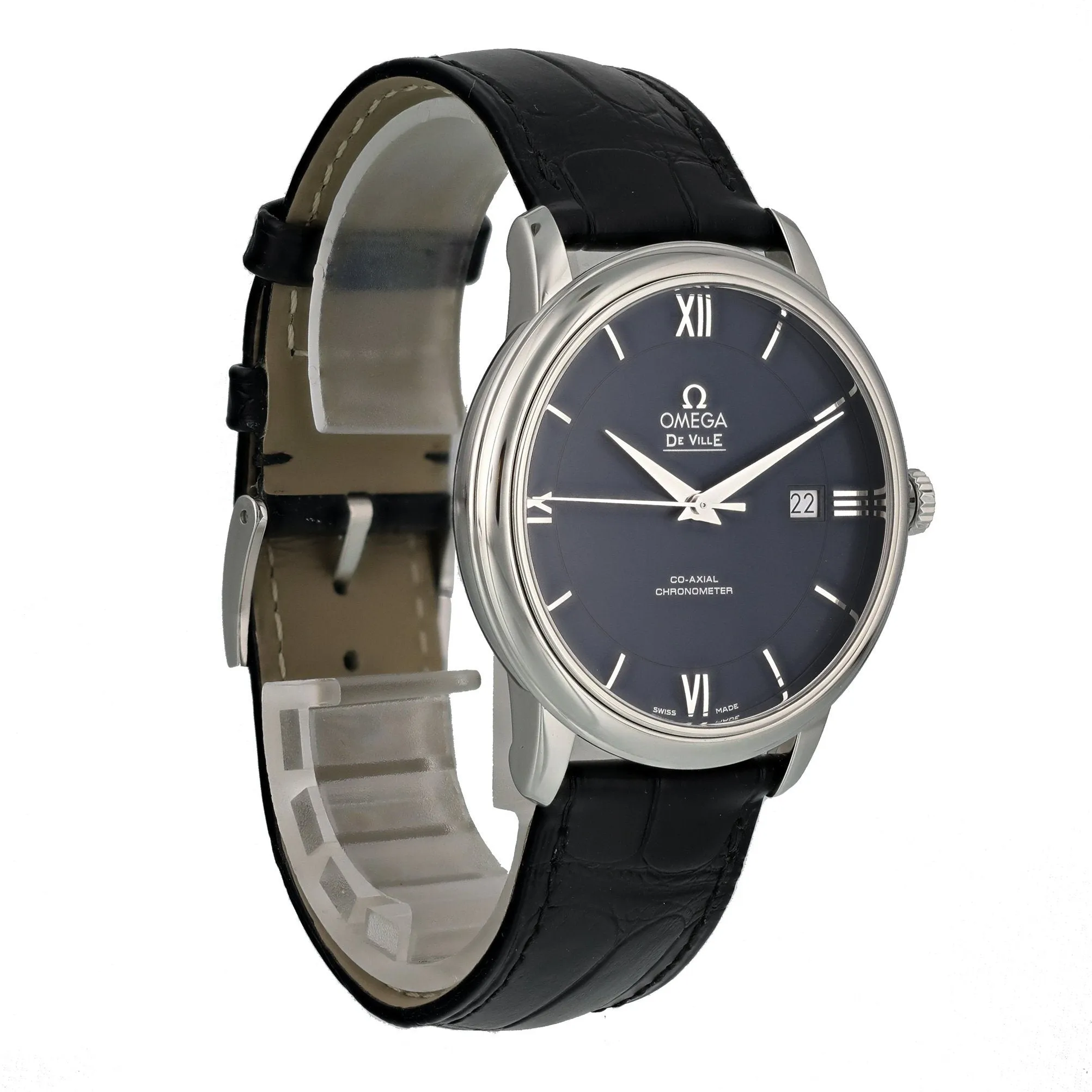 Omega Deville 424.13.40.20.03.001 Mens Watch Box Papers