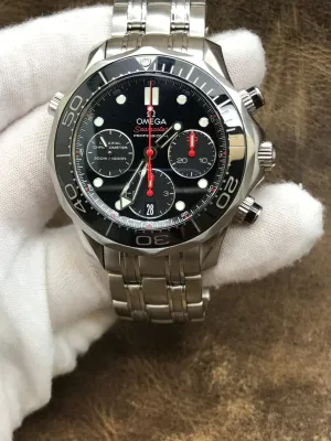 Omega Seamaster 300m Co-Axial Chronograph 212.30.42.50.01.001 Black Dial Automatic Men's Watch