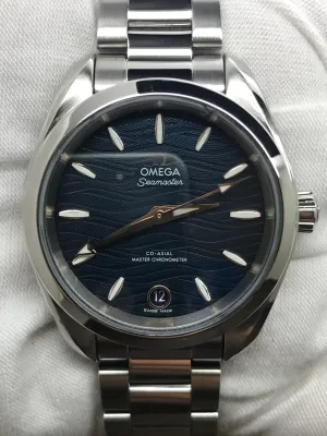 Omega Seamaster Aqua Terra 220.10.34.20.03.001 Blue Dial Automatic Women's Watch
