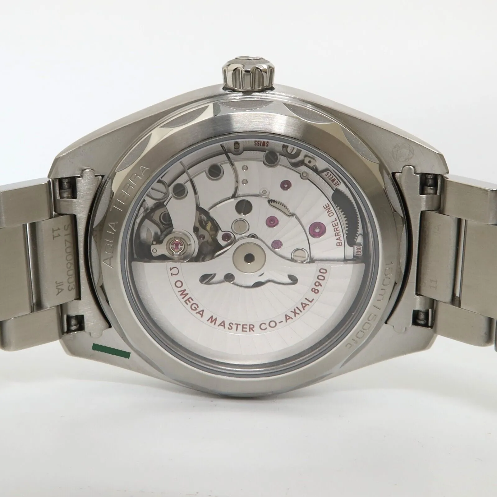 Omega Seamaster Aqua Terra Silver Dial Orange Hand Steel 220.10.41.21.02.001