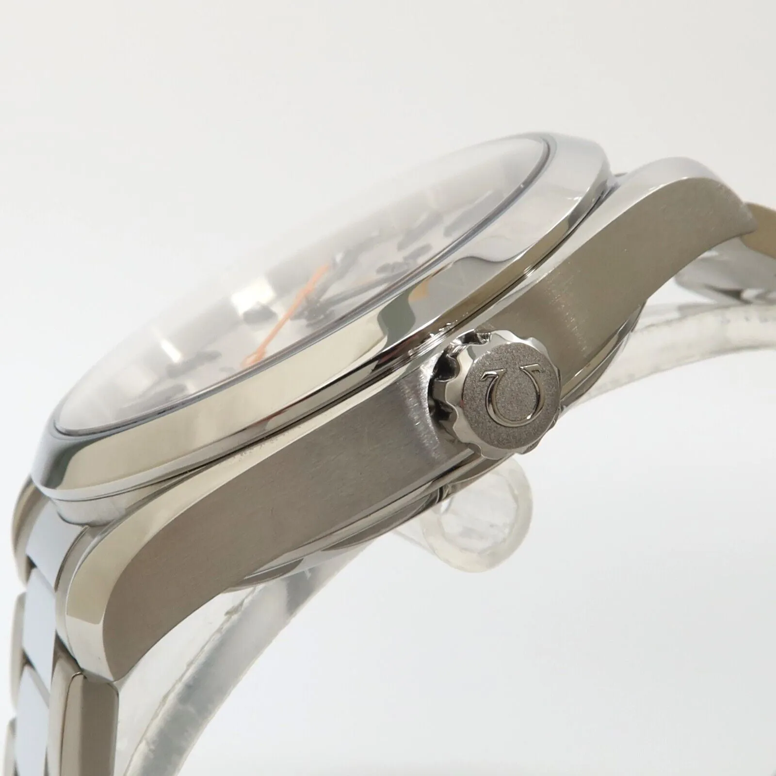 Omega Seamaster Aqua Terra Silver Dial Orange Hand Steel 220.10.41.21.02.001