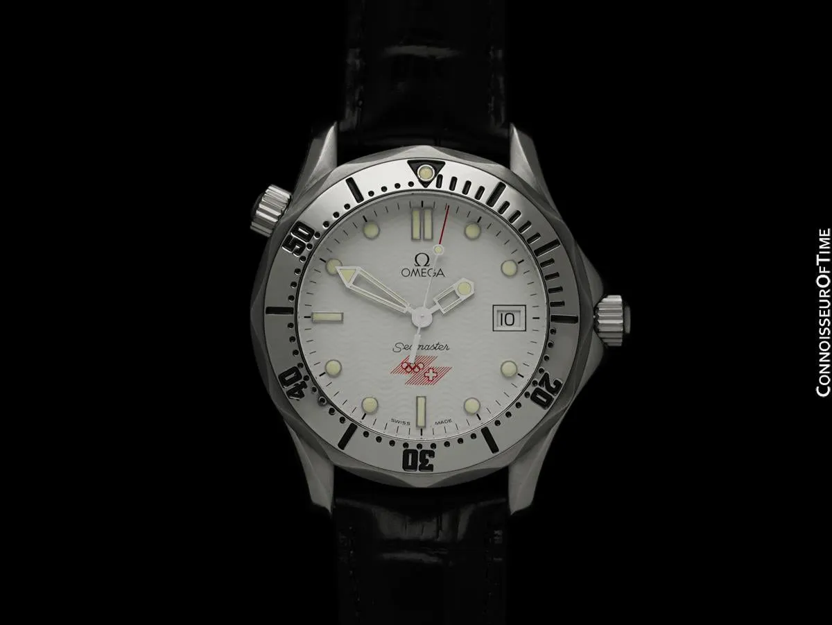 Omega Seamaster Midsize 300M 1994 Lillehammer Olympics Special Edition Watch, Ref. 2862.21 - Stainless Steel