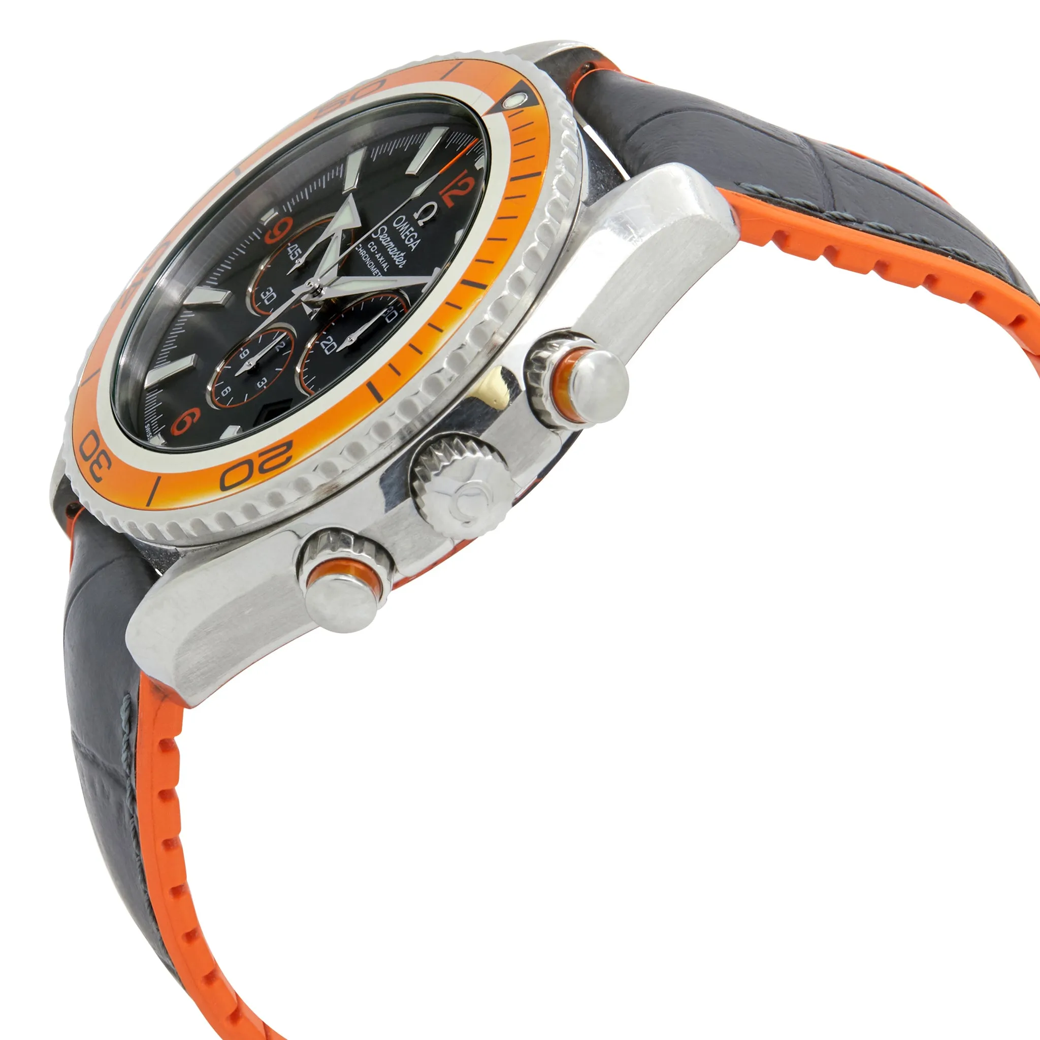 Omega Seamaster Planet Ocean 600m Chrono Black Dial Automatic Men's Watch