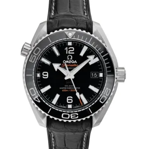 Omega Seamaster Planet Ocean 600m Co-Axial Master Chronometer 39.5mm Automatic Black Dial Steel Mens Watch