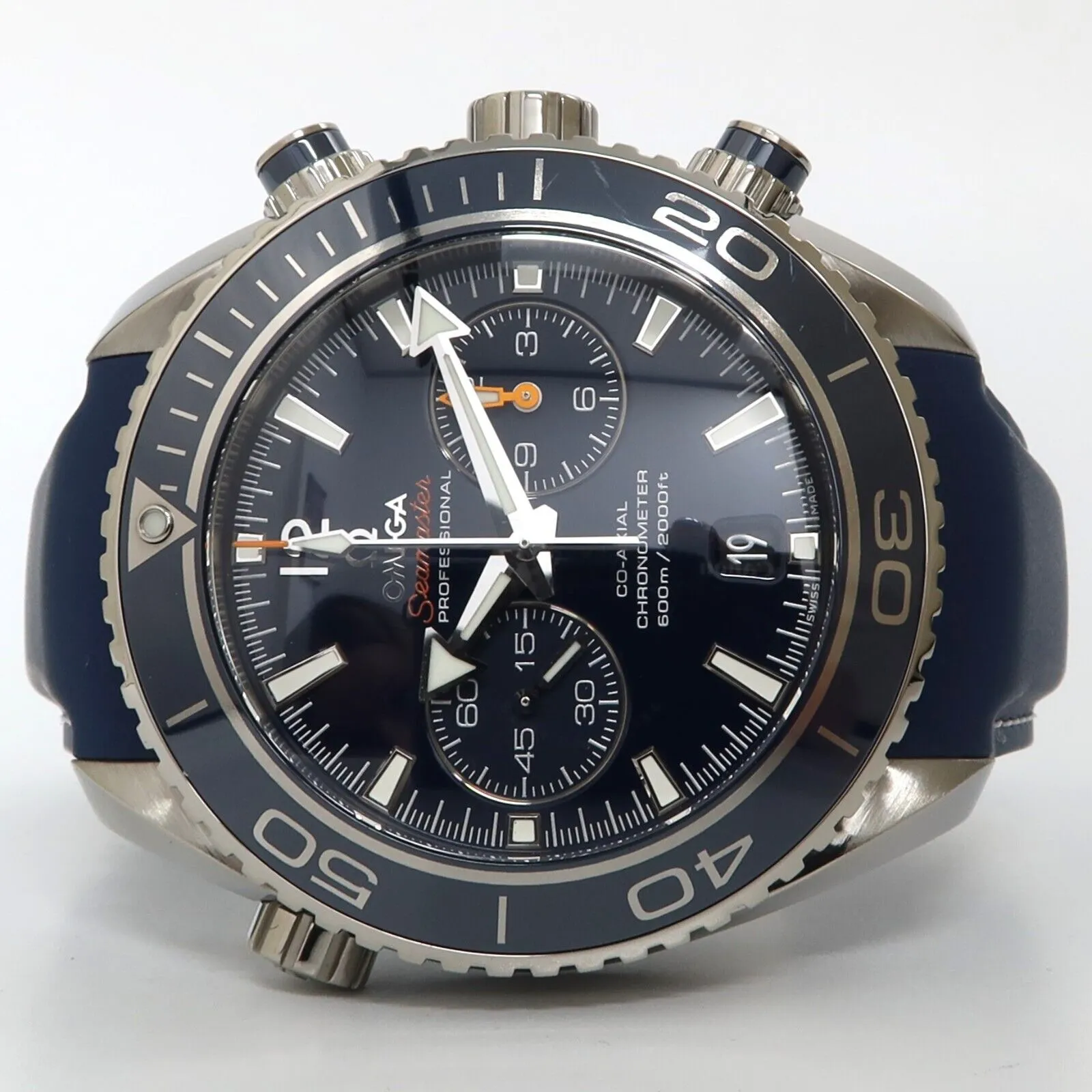 Omega Seamaster Planet Ocean Blue Dial Titanium Chronograph 232.92.46.51.03.001