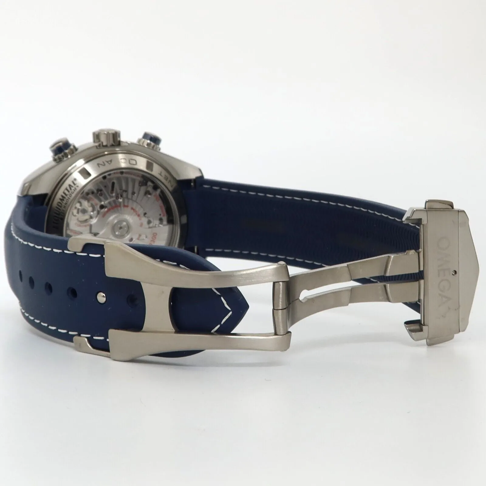 Omega Seamaster Planet Ocean Blue Dial Titanium Chronograph 232.92.46.51.03.001