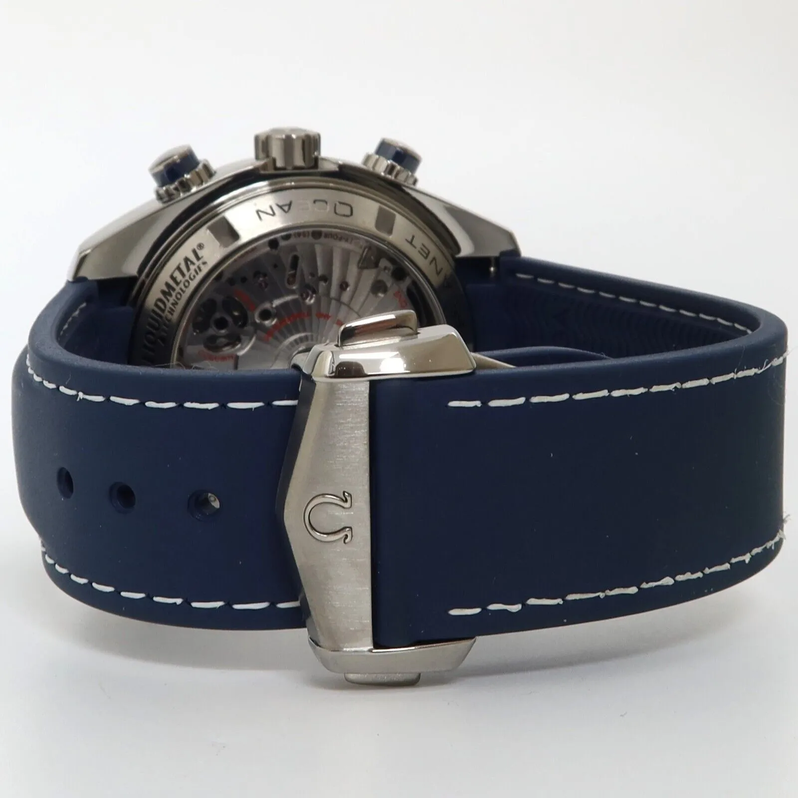 Omega Seamaster Planet Ocean Blue Dial Titanium Chronograph 232.92.46.51.03.001