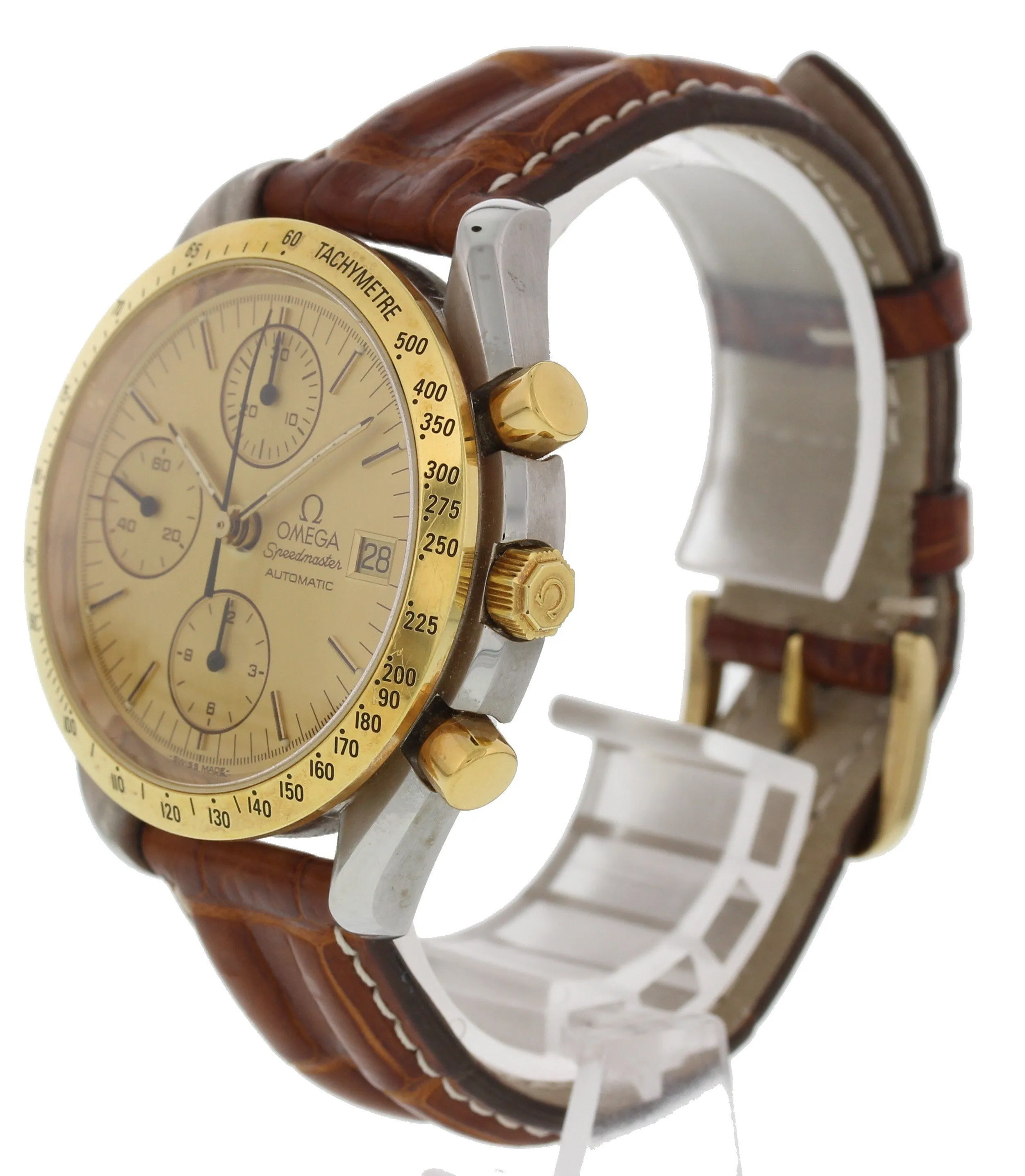Omega Speedmaster 3711.10 18k Yellow Gold Watch