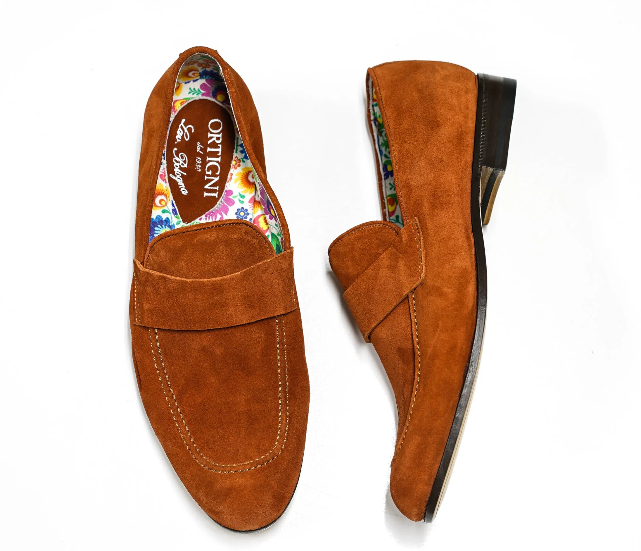Ortigni Men's Parrot Suede Loafer 94.9153