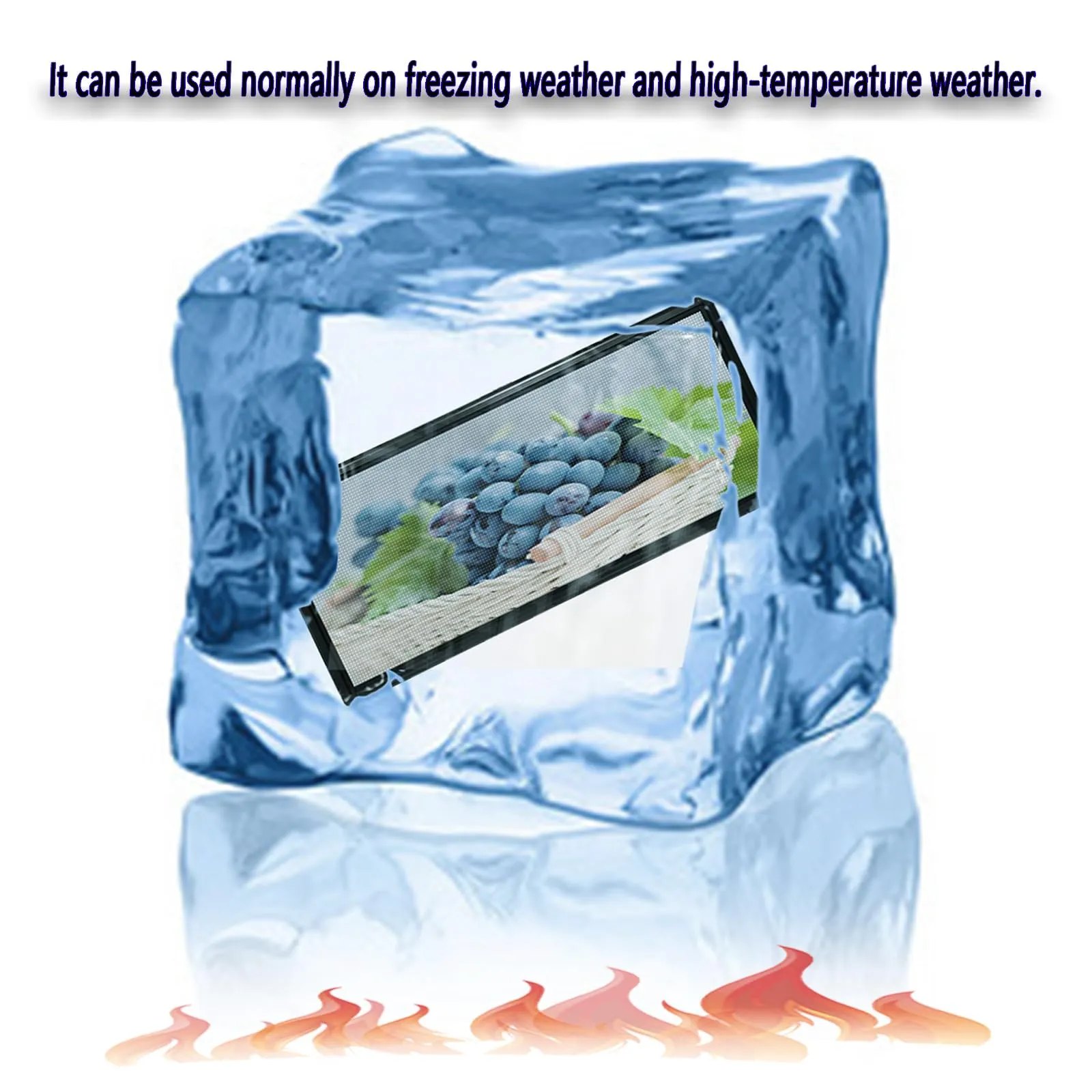 Outdoor Signs for Business P6 40''x17''HS LED , WiFi Scrolling Programmable, Digital Electronic Message Board for Advertising, Menu Board for Restaurant, Tunemax LED Display for Sports Ticker