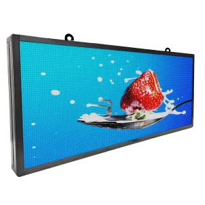 Outdoor Signs for Business P6 40''x17''HS LED , WiFi Scrolling Programmable, Digital Electronic Message Board for Advertising, Menu Board for Restaurant, Tunemax LED Display for Sports Ticker