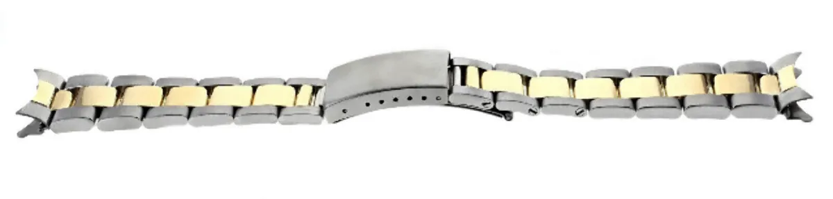 OYSTER WATCH BAND FOR 36MM ROLEX DATEJUST 1602 1603 1611 16013 16233 18K/SS 20MM