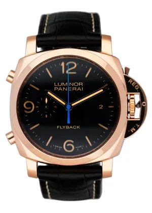 Panerai Luminor 1950 PAM00525 Flyback Mens Watch Box Papers