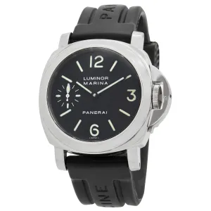 Panerai Luminor Marina Pam 001 Black Dial Hand Wind Men's Watch