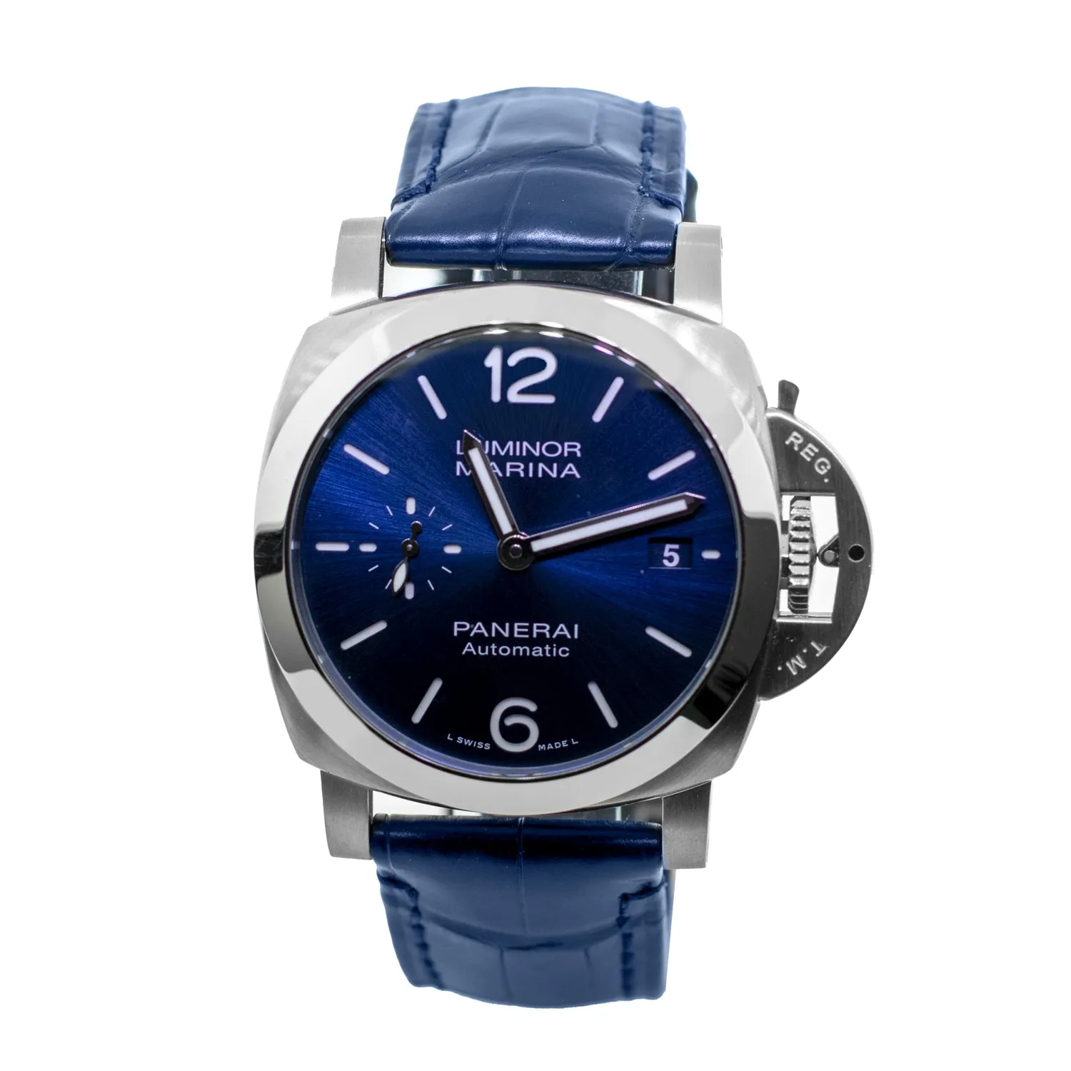 Panerai Luminor Quaranta Steel Blue Arabic 40mm PAM01370