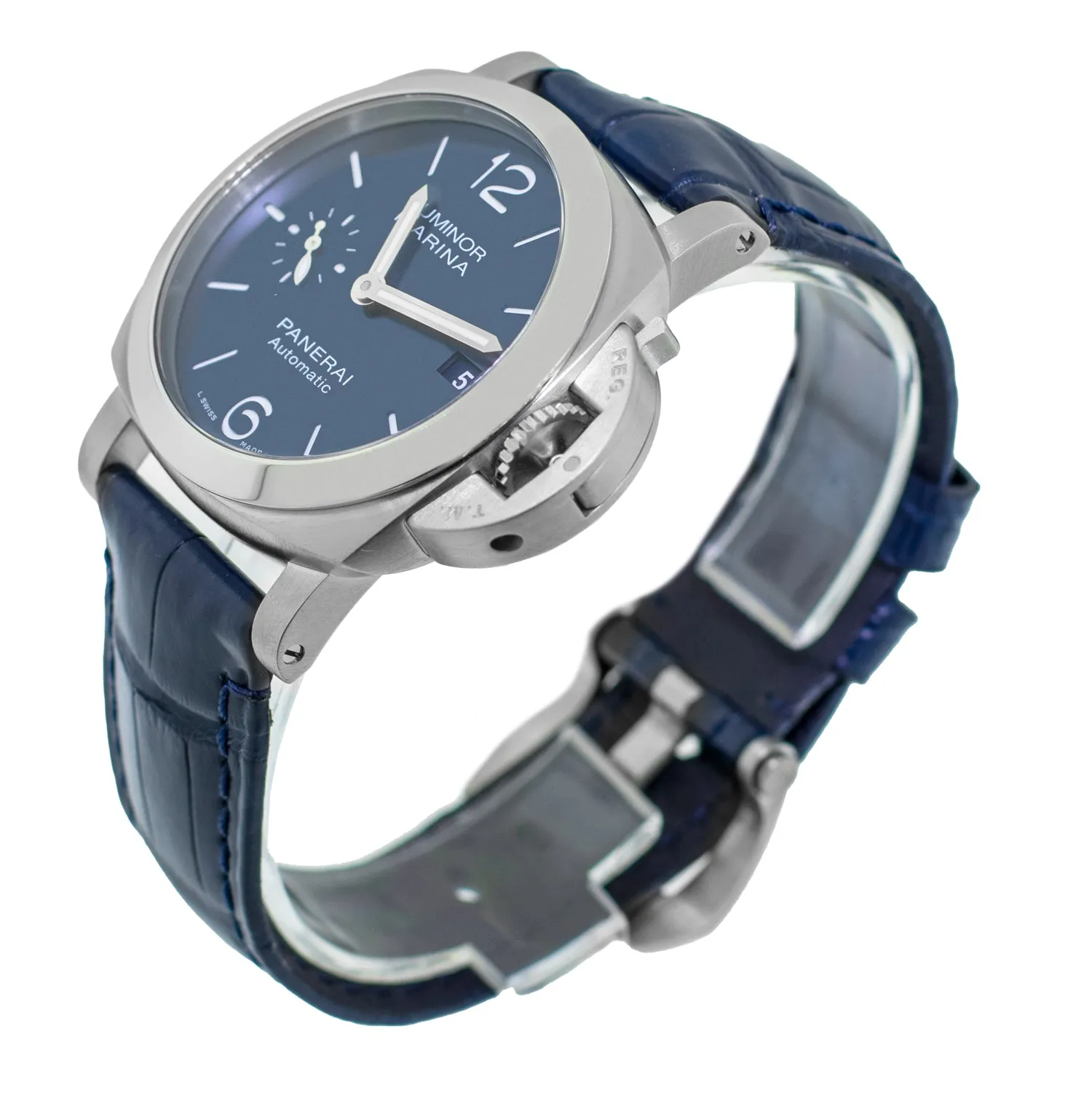 Panerai Luminor Quaranta Steel Blue Arabic 40mm PAM01370