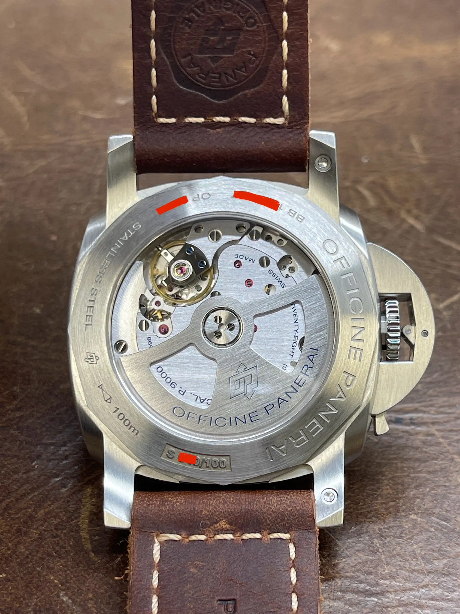 Panerai Luminor Sealand Rooster L.E 100pcs PAM00852 Silver Dial Automatic Men's Watch