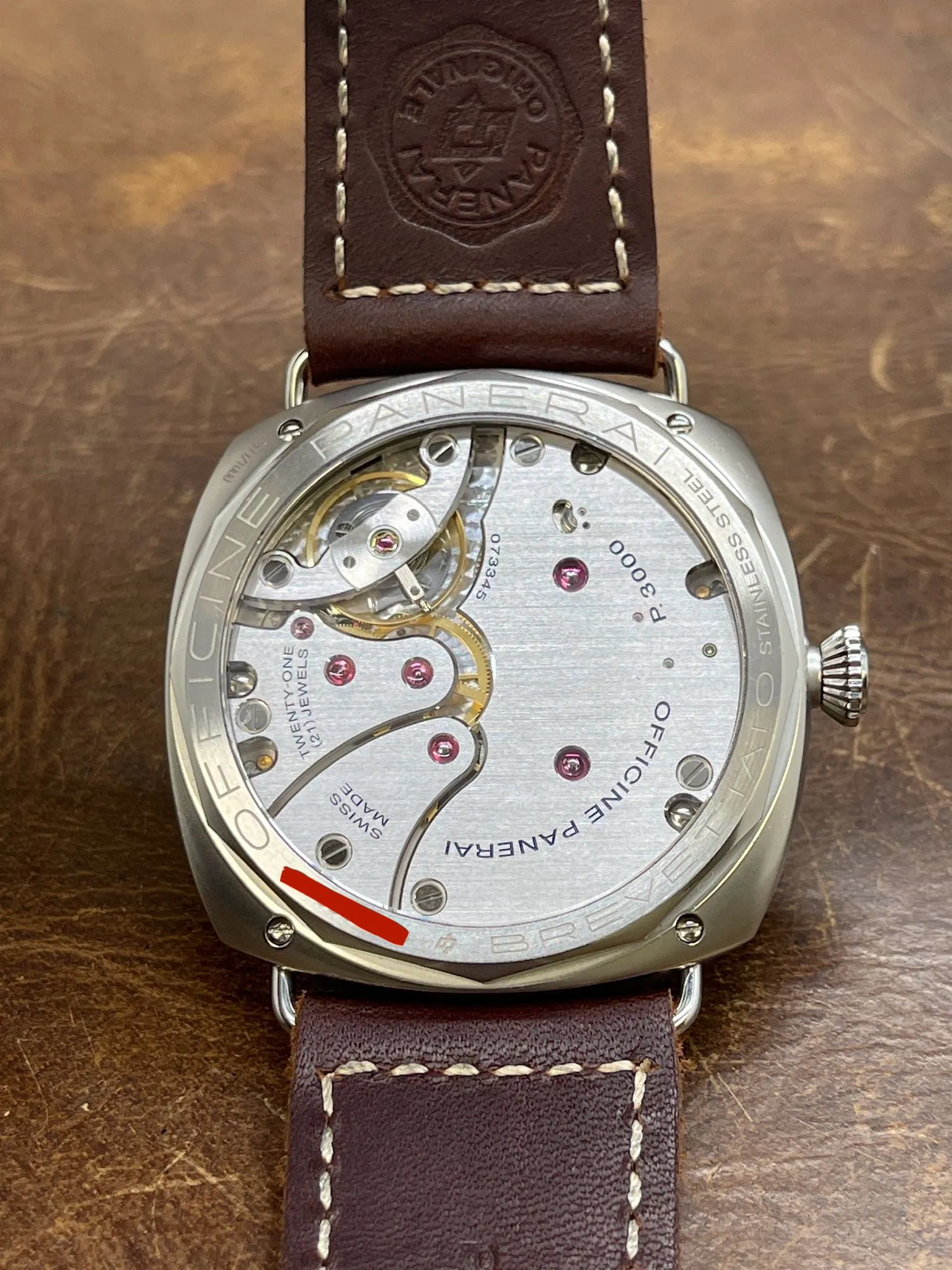 Panerai Radiomir California PAM00931 Brown Dial Hand Wind Men's Watch