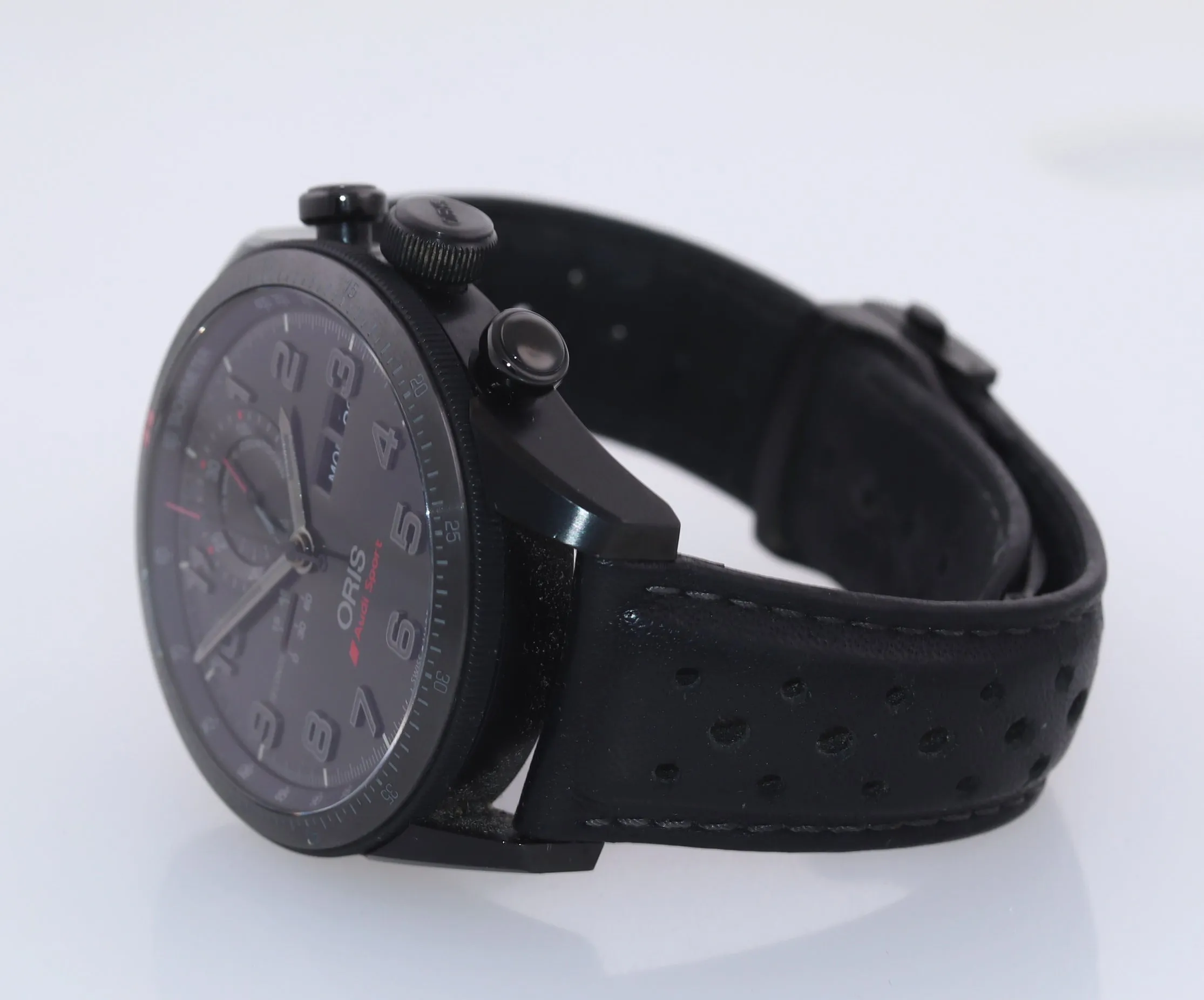 PAPERS MINT Oris Audi Sport Limited Chrono 01 778 7661 7784 Day Date Black Watch