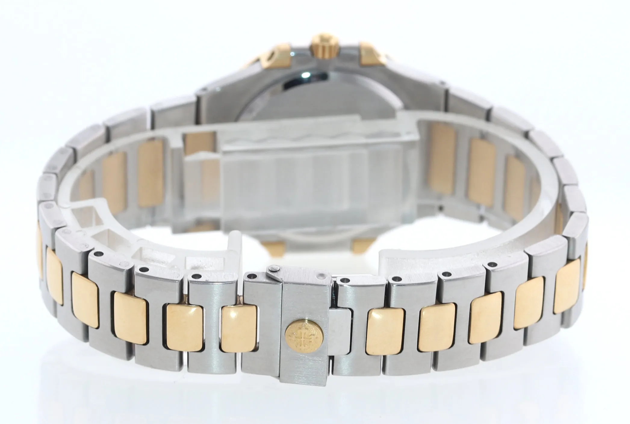 PAPERS  Patek Philippe Nautilus 3900 Yellow Gold Two Tone White Steel Watch