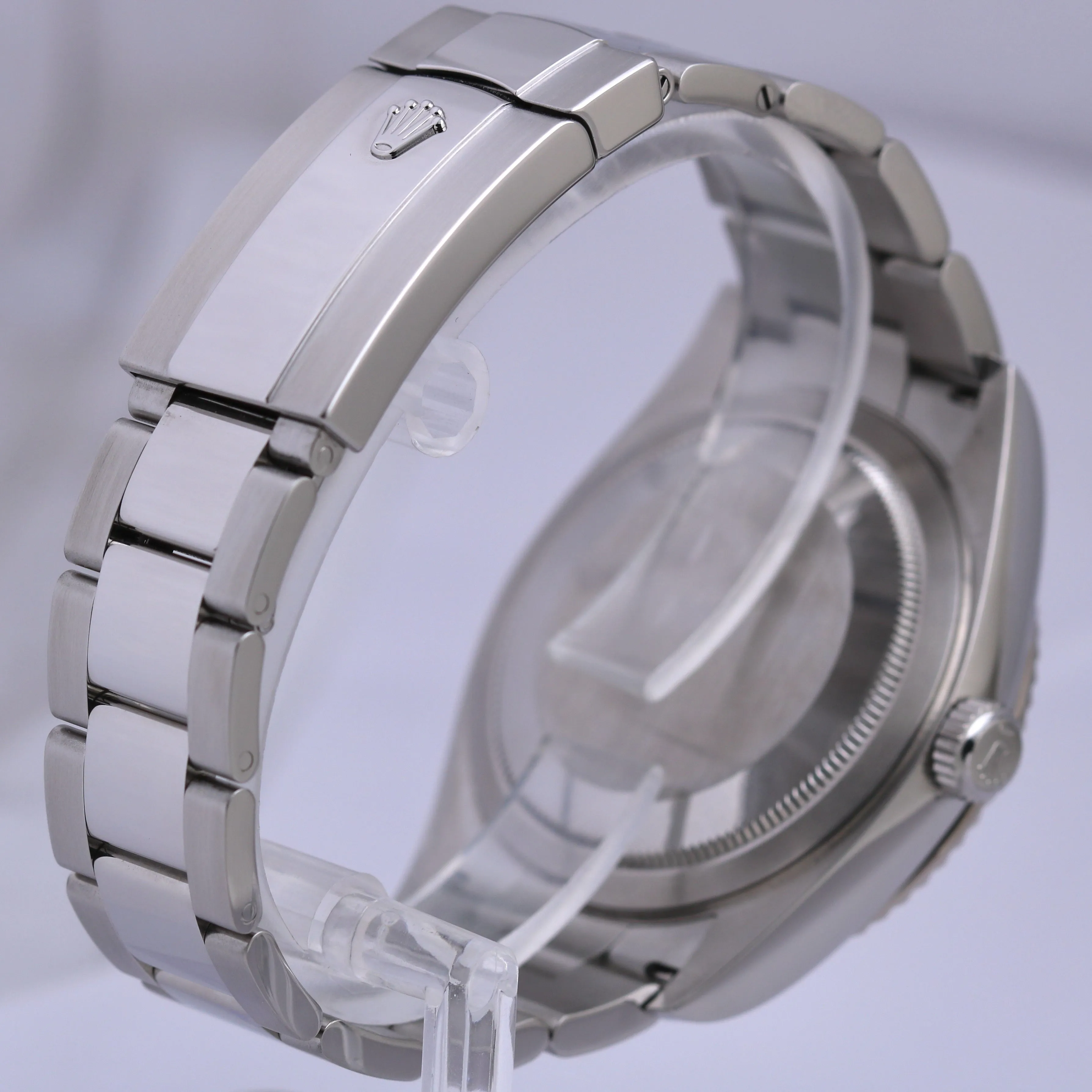 PAPERS Rolex Sky-Dweller 18K White Gold Steel BLUE 42mm Oyster Watch 326934 B P