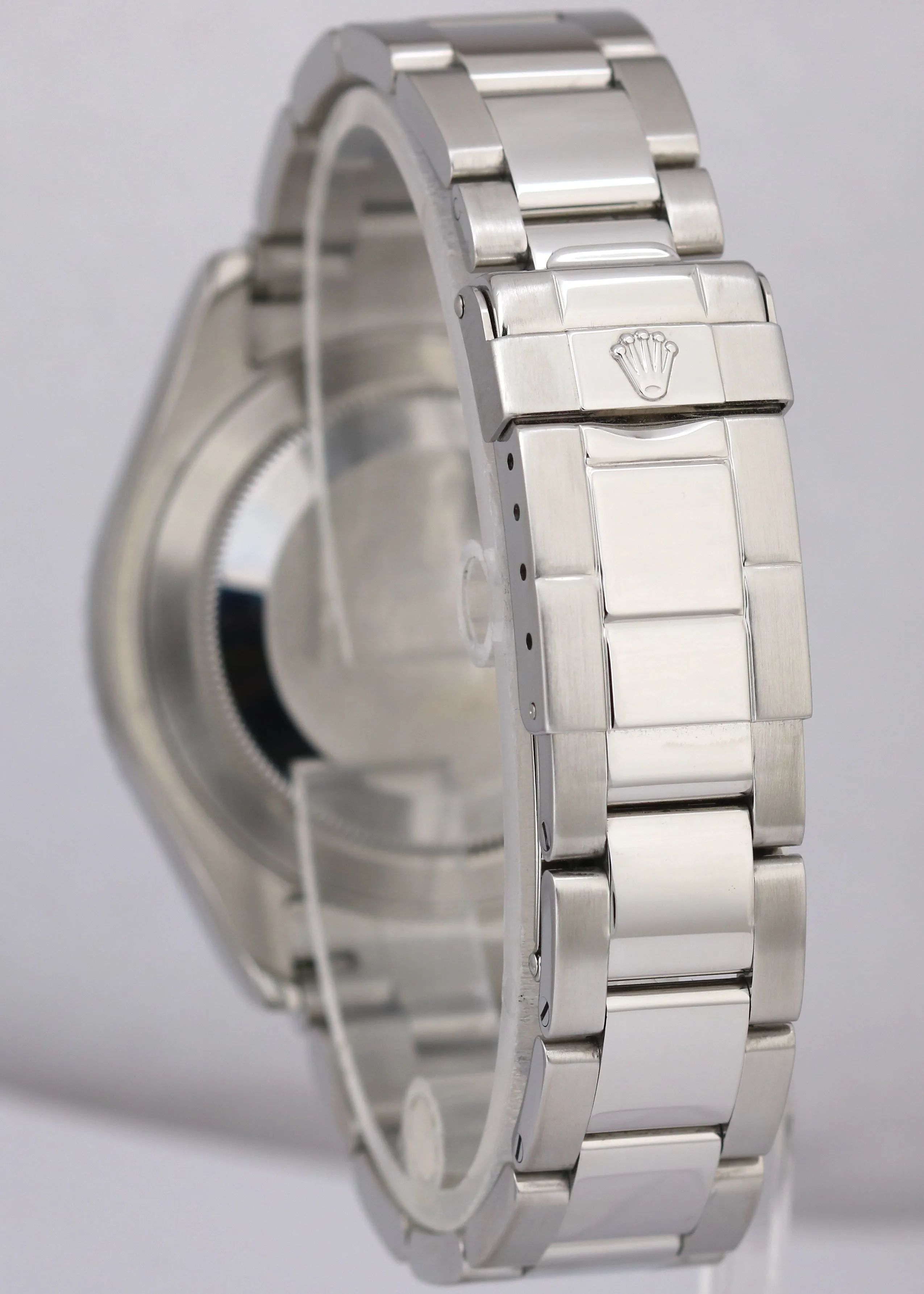 PAPERS Rolex Yacht-Master MOP DIAMOND RUBY Steel Platinum 40mm Watch 16622 B P