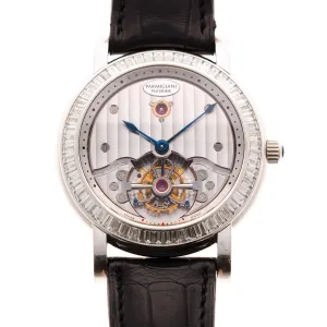 Parmigiani Platinum and Diamond Toric Tourbillon Watch Ref. PF000392
