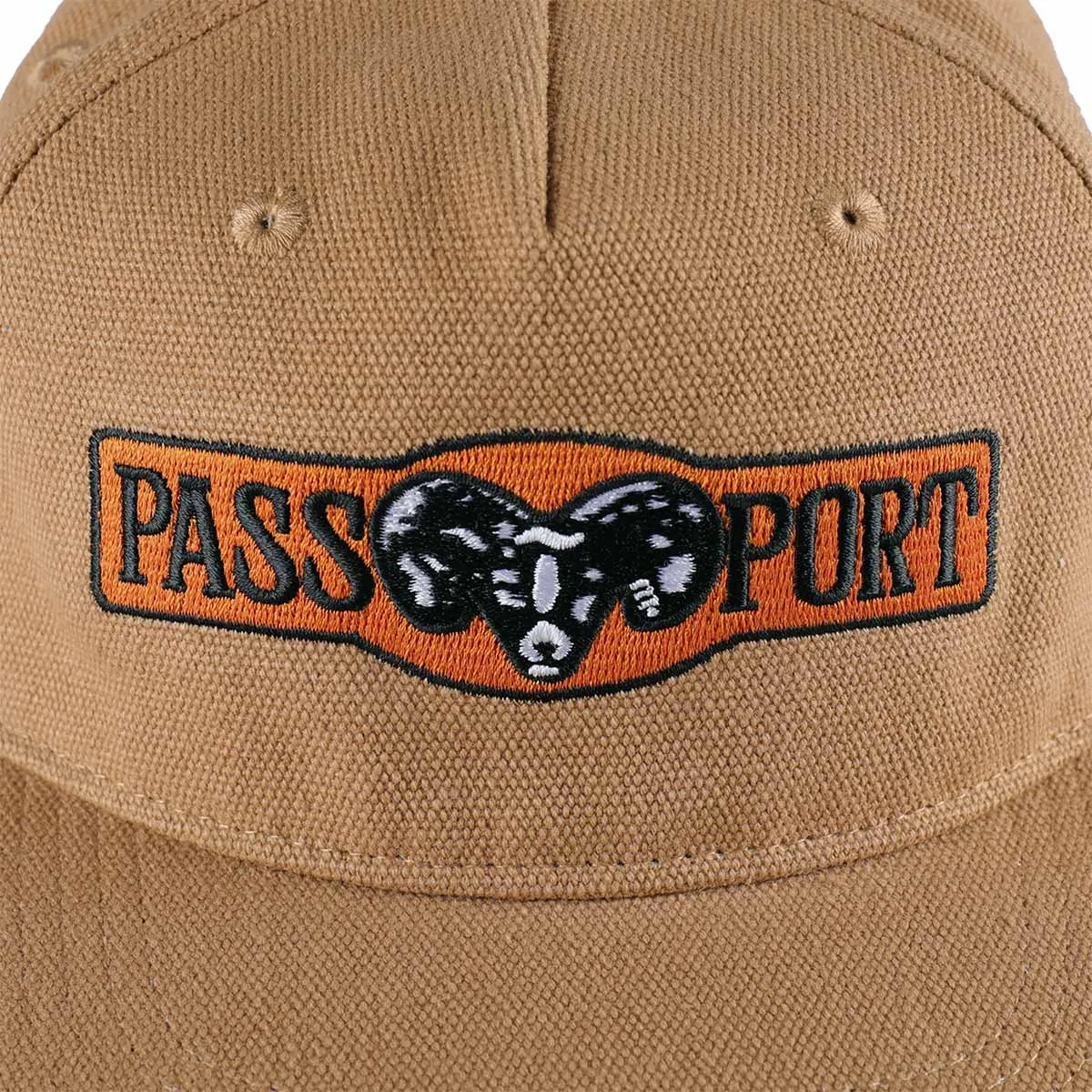 Pass~Port - Ram Heavy Canvas Workers Cap Camel
