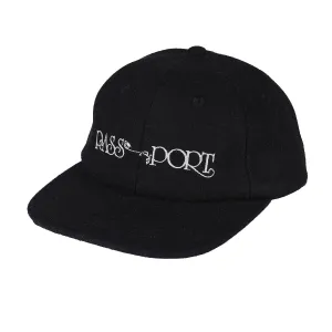Pass~Port - Stem Logo Woollen Casual Cap Black