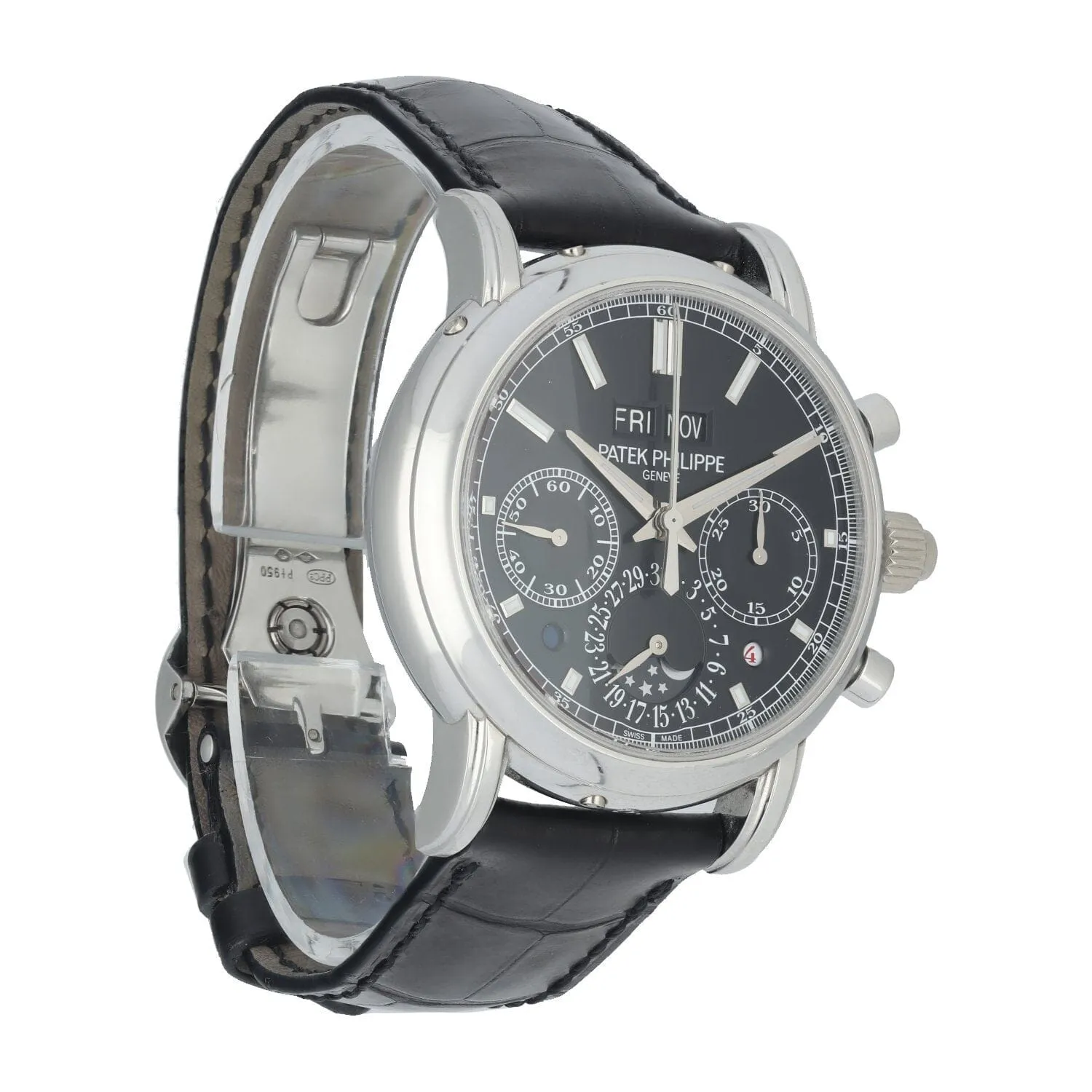 Patek Philippe 5204P Split Second Perpetual Calendar Men Watch Box Papers