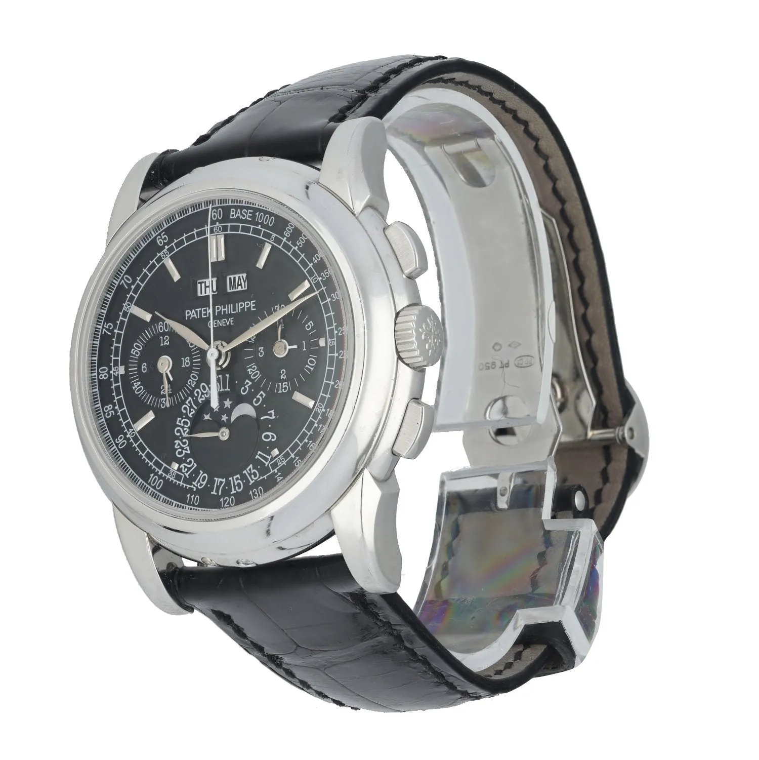 Patek Philippe 5970P Perpetual Calendar Chronograph Platinum Men's Watch