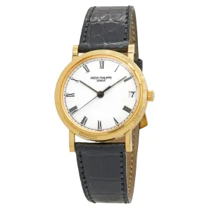 Patek Philippe Calatrava 3802/200J-001 White Dial Automatic Men's Watch