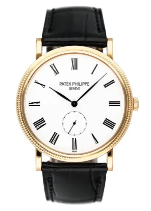 Patek Philippe Calatrava 5119J 18K Yellow Gold Mens Watch