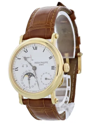 Patek Philippe Complication 5054J 18K Yellow Gold Mens Watch