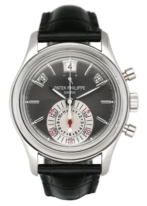 Patek Philippe Complications Annual Calendar 5960P Gray Dial Mens Watch Box Papers