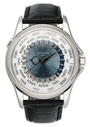 Patek Philippe Complications World Time 5130P Mens Watch With Archives